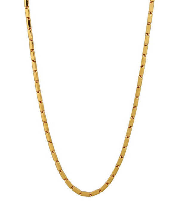 23k gold Bar linl 3 Baht chain