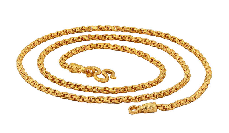 Rope chain 24k gold