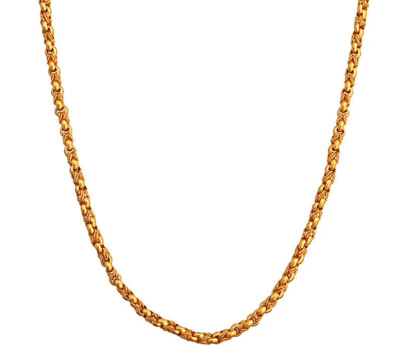 24k gold Tiger link chain